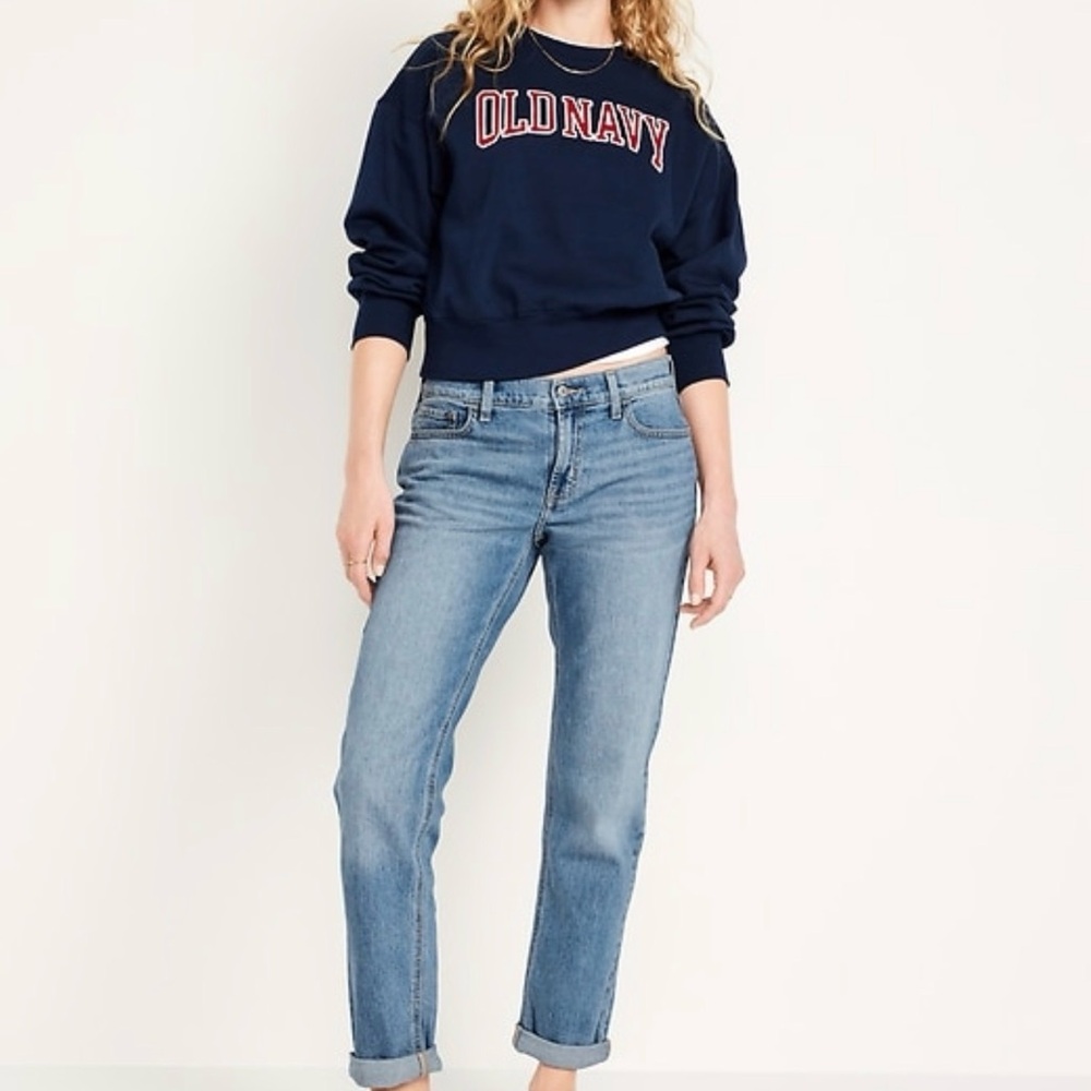 Old Navy Women's Light Blue Straight Leg Jeans